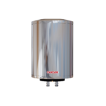small stainless steel cascade tuffy max surge instant water heater with Cascade logo transparent bigger
