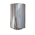 A stainless steel tuffy max surge storage geyser with Cascade logo at the bottom