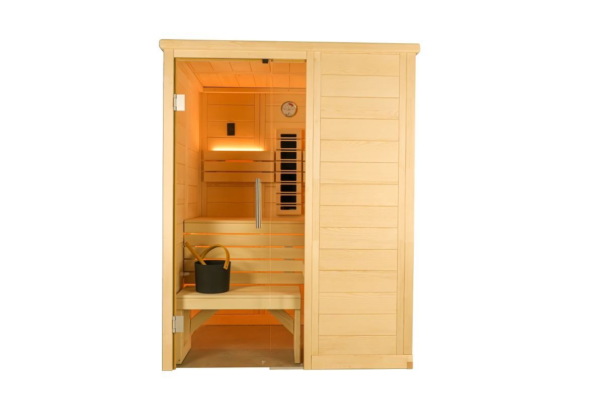 Harvia Alaska Mini Infra+ compact hybrid infrared sauna