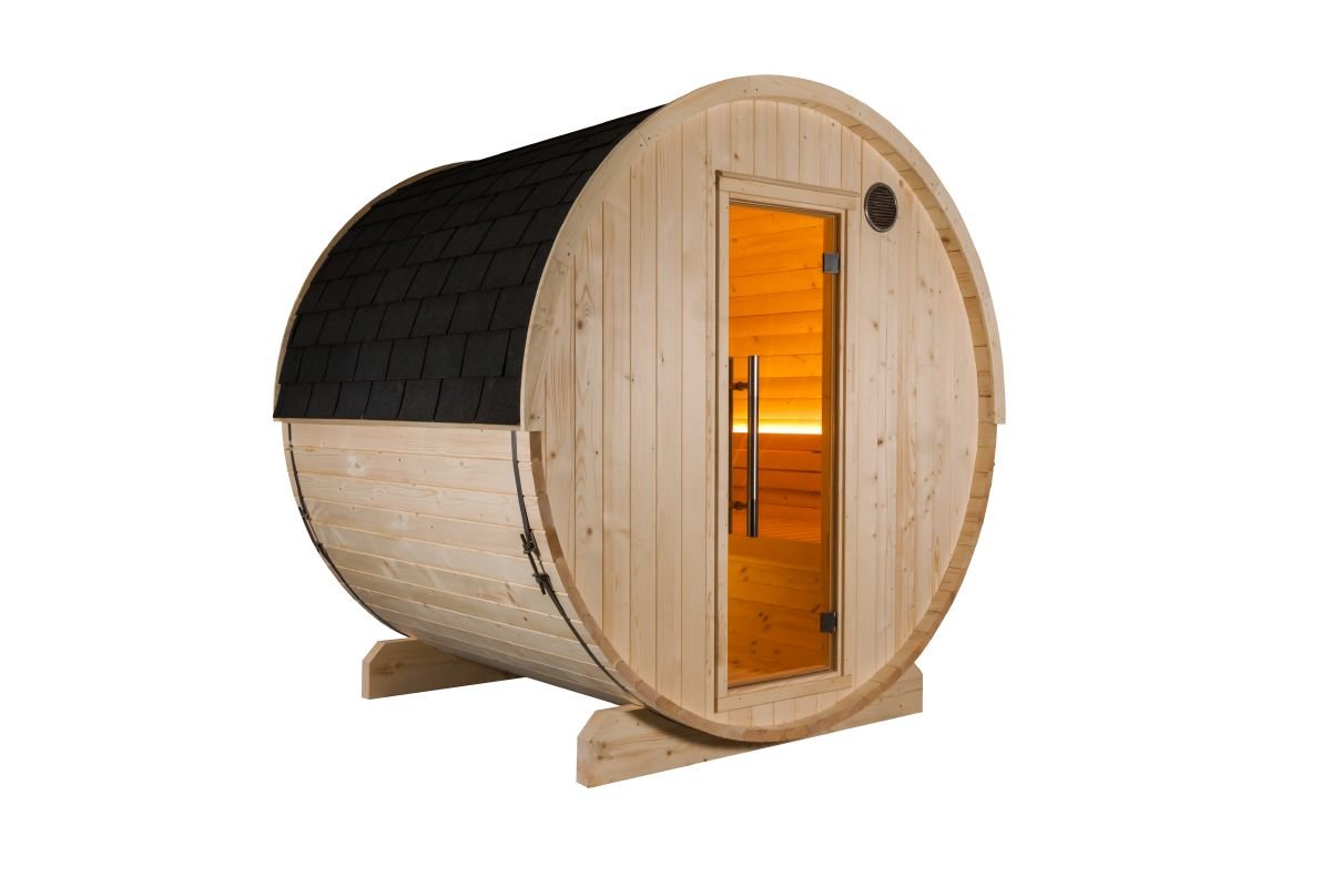 Harvia Kuusi outdoor barrel sauna